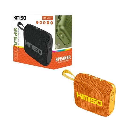Kimiso Portable Wireless Speaker KMS-M15 Orange